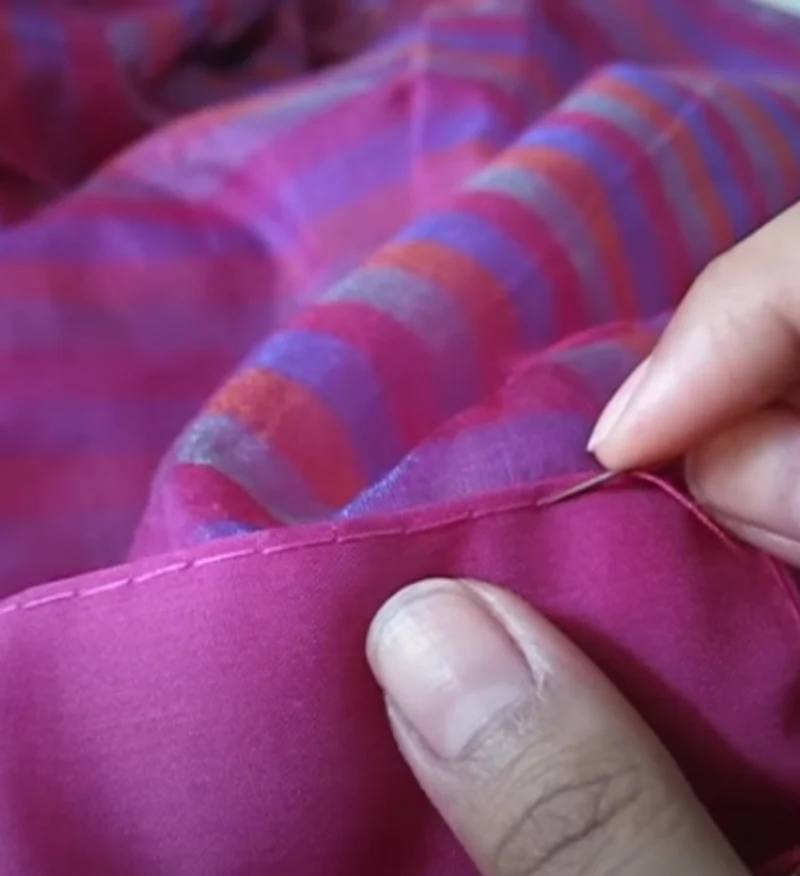 premium saree fall
