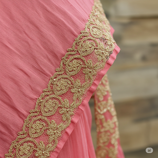 Full Work Net Saree – A Perfect Blend of Elegance and Craftsmanship